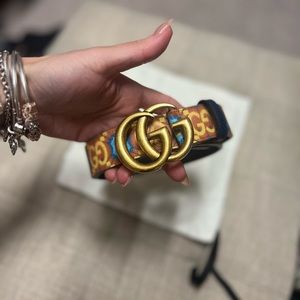 NWT Gucci 100 Centennial Leather Belt GG belt.